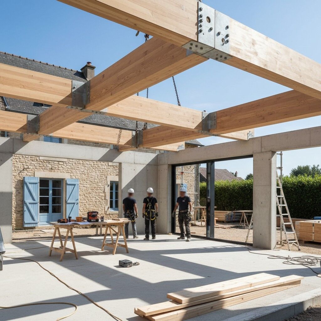 TREUIL CHARPENTE BOIS